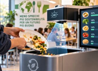 Spreco alimentare, oltre 8 milioni di tonnellate l’anno in Italia. L’IA aiuta a ridurre gli scarti nelle mense